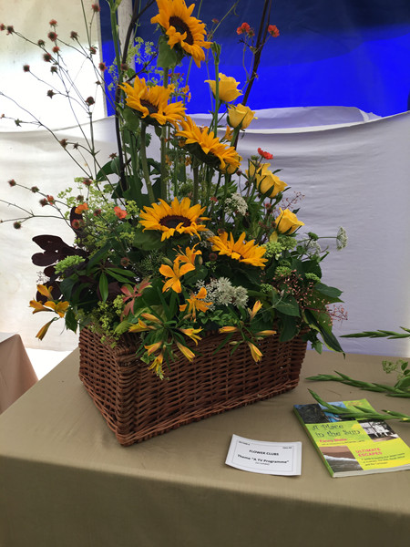 Flower Club exhibit at Wilmslow Show 2019